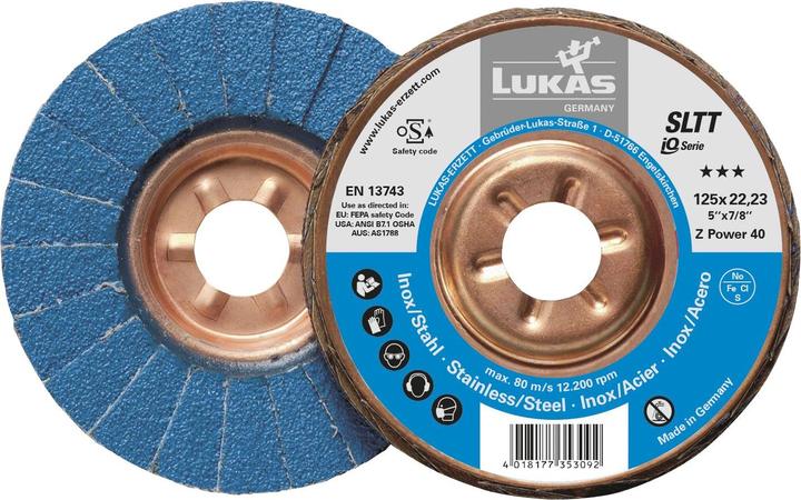 Actual product image Lukas Serrated lock washer SLTT Z Power D.125mm K.40 fl.INOX ZK (40)