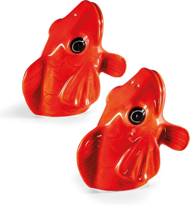 Image du produit Lund-Stougaard Distributeur de sel et de poivre - Poissons pour plats (210730) (Poivre, Sel)