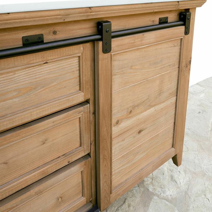 Produktbild Loberon Doppelwaschtisch Montcourt braun
