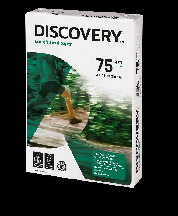 Immagine prodotto Discovery Carta per stampante DIN A4 75 g/m² bianco opaco 500 fogli (75 g/m², 500 x, A4)