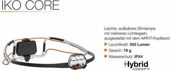 Produktbild Petzl Iko Core (500 lm)