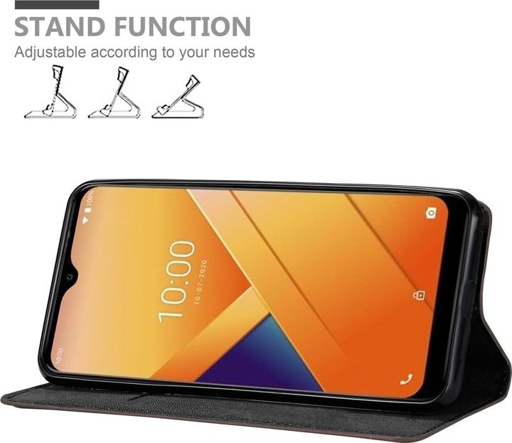 Actual product image Cadorabo Book Invisible Magnet Cover (Wiko Y81)