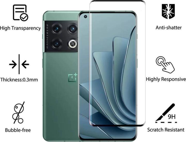 Actual product image Screenguard Full Screen Protective Glass (1 Piece, OnePlus 10 Pro)