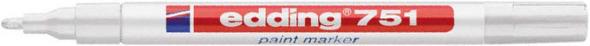Produktbild Edding 751 - Glanzlack Marker (White, 2 mm, 1 x)