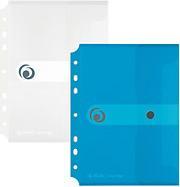 Produktbild Herlitz Dokumententasche easy orga to go, DIN A5 transparent, aus PP-Folie, mit Druckknopfverschluss in grau (A5, 1 x)
