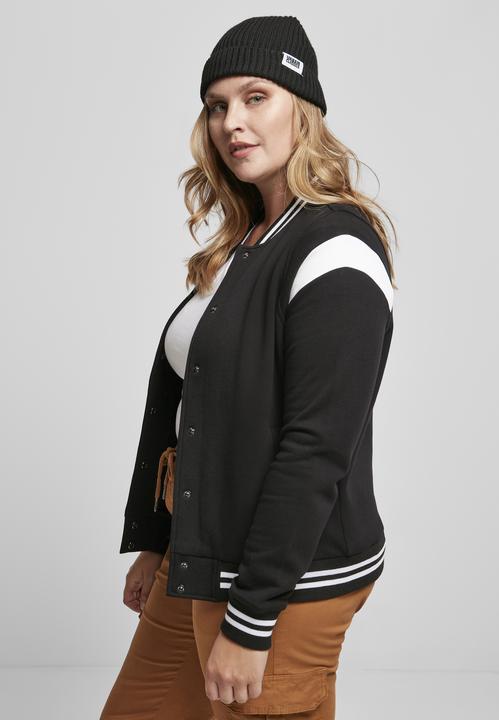Actual product image Urban Classics Ladies Organic Inset College Sweat Jacket (S)