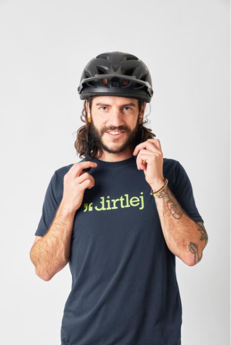 Produktbild dirtlej Mountee Shortsleeve Jersey, blau/lime, S (S)