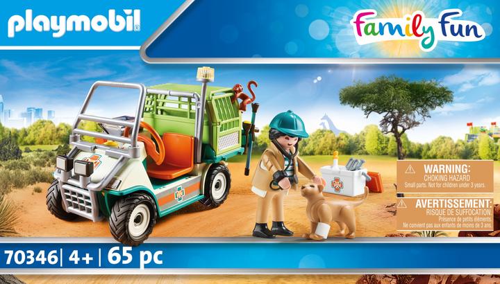 Produktbild Playmobil Zoo-Tierarzt mit Fahrzeug (70346, Playmobil Family Fun)