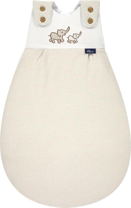 Produktbild Alvi Baby-Ganzjahresschlafsack Mäxchen Olifant Gr. 56/62 (62 cm)