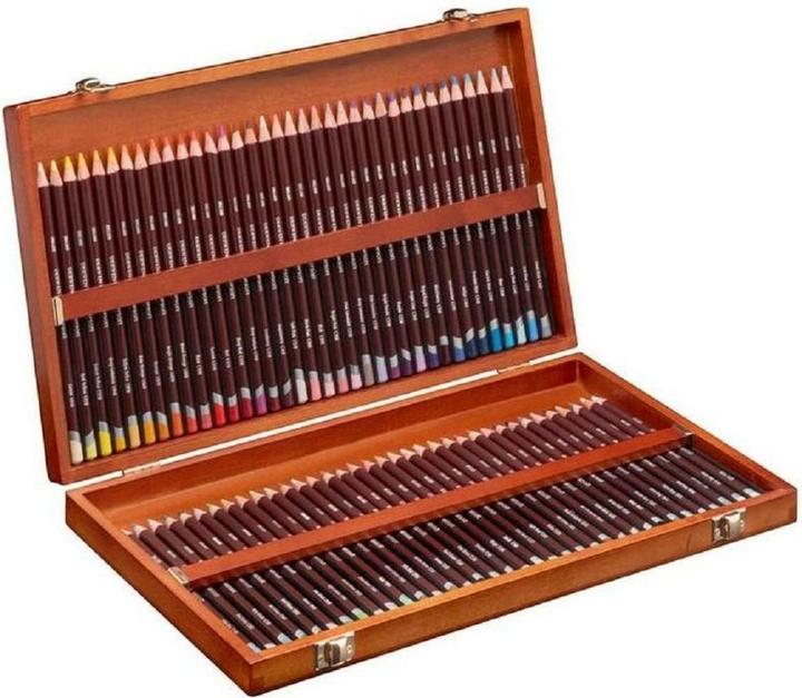 Immagine prodotto Derwent Set regalo di matite colorate Coloursoft in scatola di legno, 72 pezzi (Multicolore, 72 x)