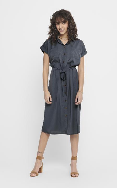 Immagine prodotto Only Abito blusa con cintura a cravatta (42)