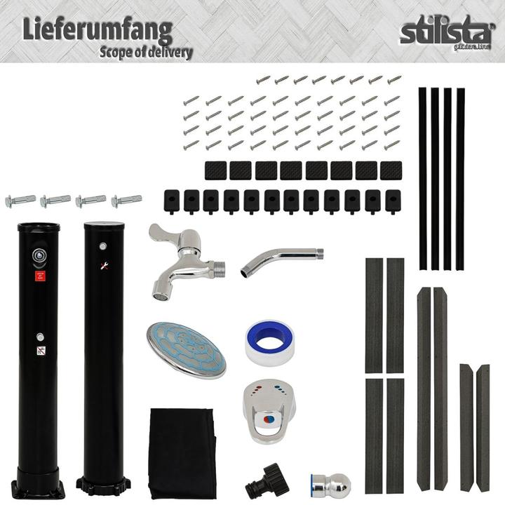 Image du produit Stilista Douche solaire + élément de sol