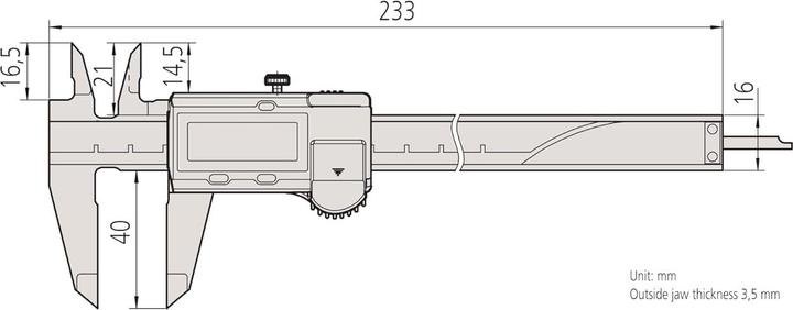 Produktbild Mitutoyo Messschieber (15 cm)
