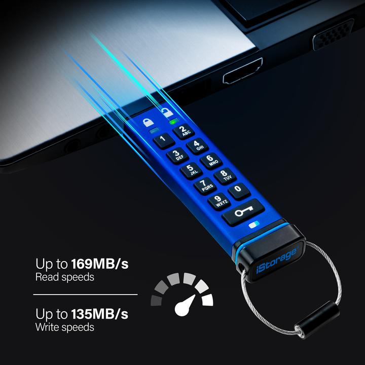 Actual product image iStorage Datashur Pro (64 GB, USB 3.0, USB-A)