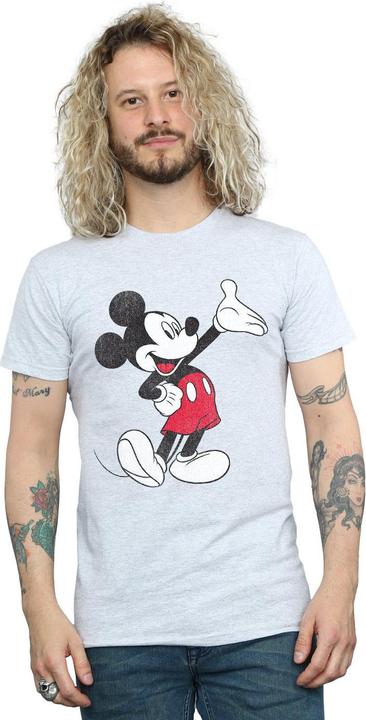 Actual product image Disney Mens Traditional Wave Mickey Mouse T-Shirt (XXL)