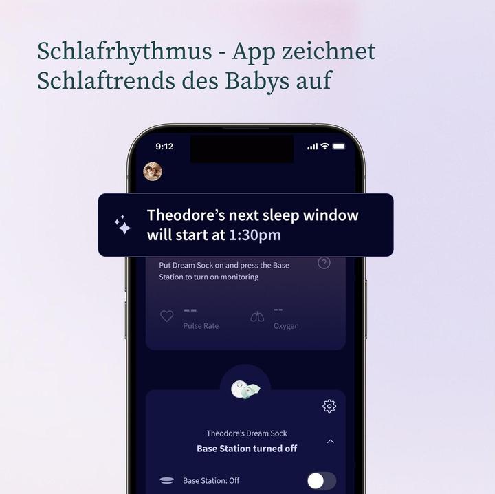 Immagine prodotto Owlet Calzino da sogno (Audio del baby monitor, 50 m)