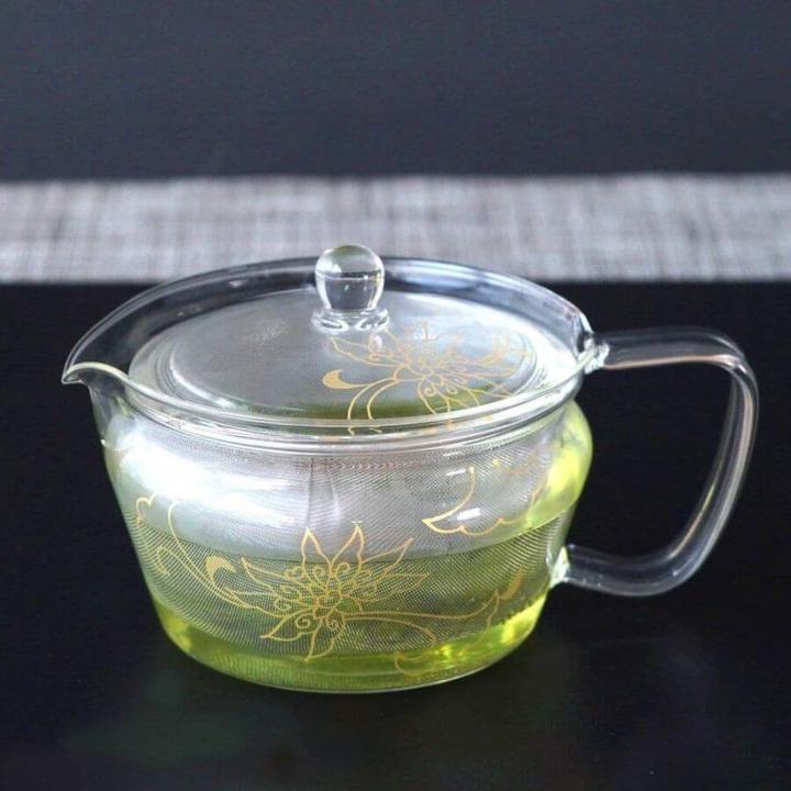 Actual product image Hario Tachikichi Cha-Cha Kyusu Zen Kyo-Karakusa - Teapot (0.45 l)