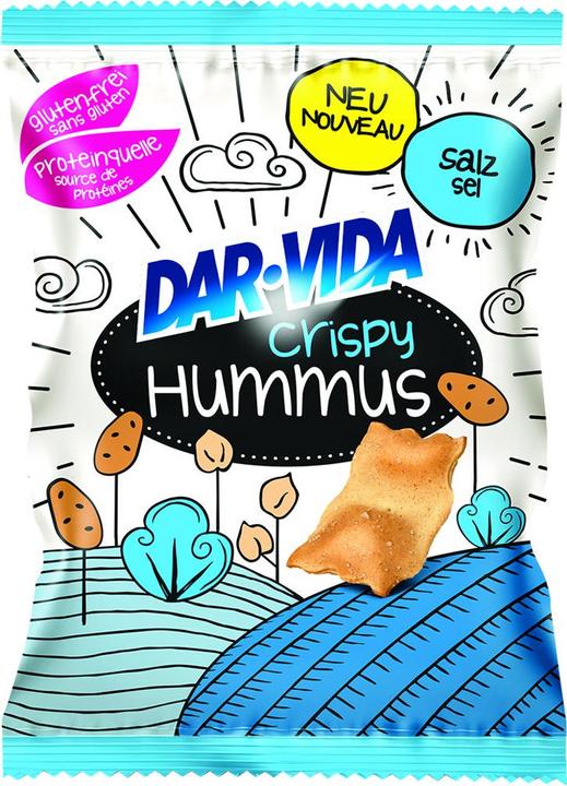 Produktbild Dar-Vida Snack Crispy Hummus Salz 40 g (40 g)
