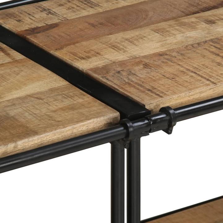 Image du produit VidaXL Armoire TV Lowboard Meuble TV Meuble en bois de manguier brut (160 x 42 x 40 cm)