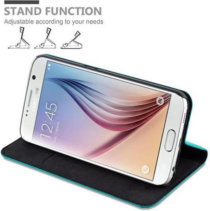 Actual product image Cadorabo Book Invisible Magnet Cover (Samsung Galaxy S6)