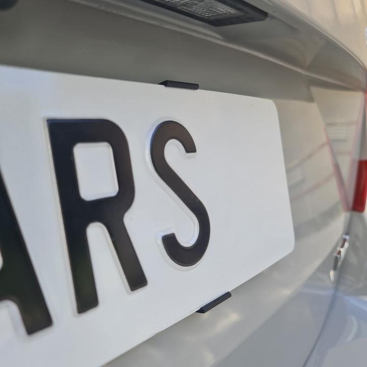 Actual product image 21cars Click licence plate holder portrait format (Front + rear, Portrait format)