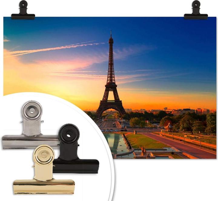 Image du produit Trenddeko Tour Eiffel au coucher du soleil (45 x 30 cm)