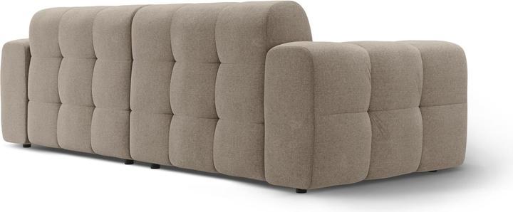 Actual product image Micadoni Velvet Sofa, "Kendal", 4 Seats, 255x103x79Made in Europe (3-seater, 2 person sofa, 4-seater)