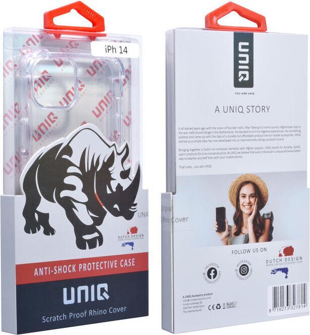 Immagine prodotto UNIQ Accessory Custodia iPhone 14 - Custodia rigida protettiva con angoli antiurto e resistente ai graffi (Apple iPhone 14)