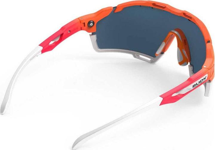 Actual product image Rudy Project Cutline glasses (mandarin-fade coral matte, Multilaser Red)