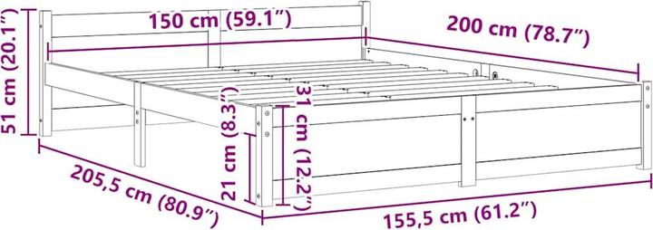 Actual product image VidaXL Camala (150 x 200 cm)