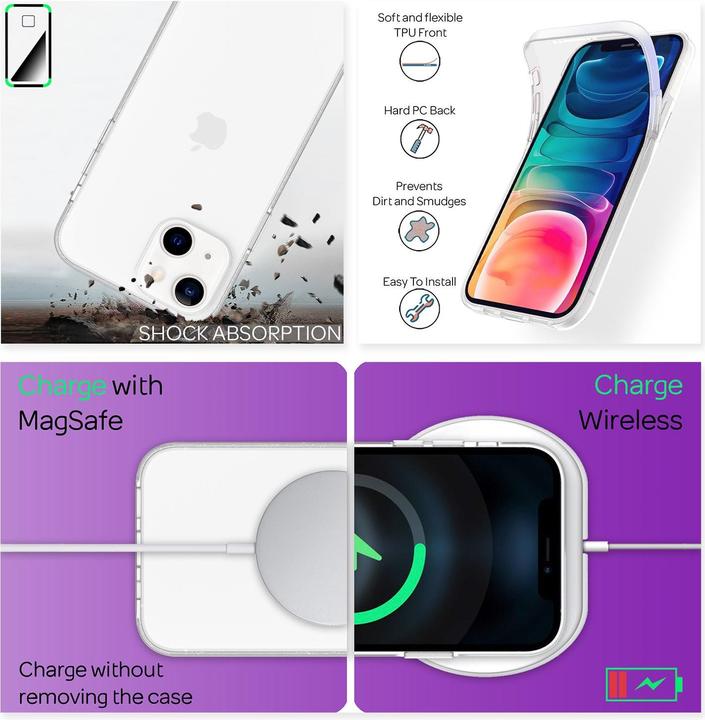 Actual product image Nalia 360 degree cell phone case (Apple iPhone 13)