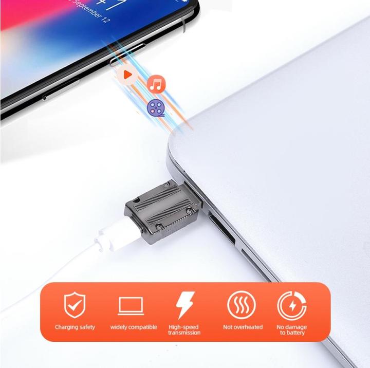 Actual product image PowerGuard USB 3.0 to USB-C adapter 10 Gbit/s 120W (USB 3.1)