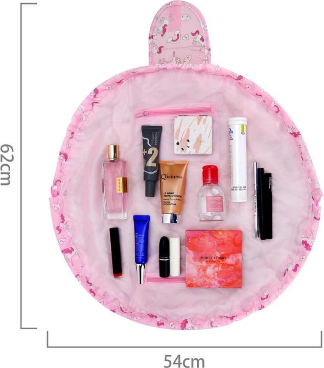 Immagine prodotto Intirilife Borsa per cosmetici in ROSA WHITE HORSES