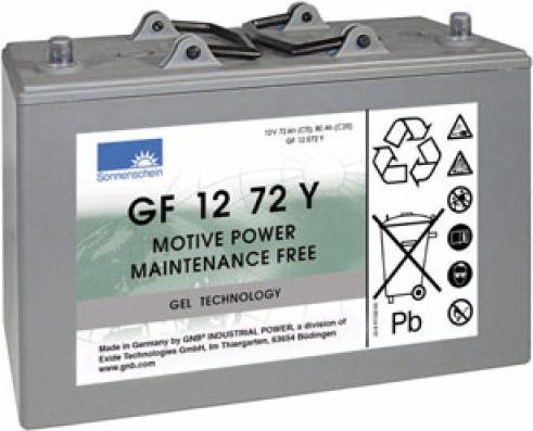 Produktbild Exide Dryfit GF 120 72 Y Blei Akku mit A-Pol 12V, 80000mAh (12 V, 80 Ah)