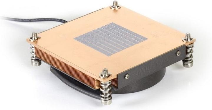 Actual product image Intertech R-18, 1U active, 95W TDP, LGA 2011, 2066 (28 mm)