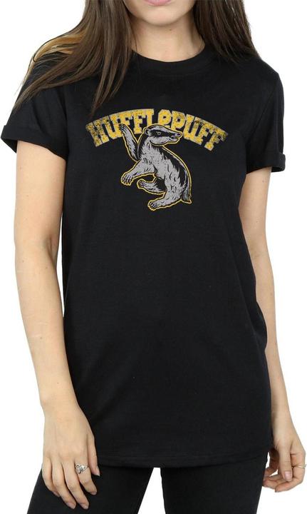 Immagine prodotto Maglietta femme/Les femmes Hufflepuff Coton Boyfriend (XXL)