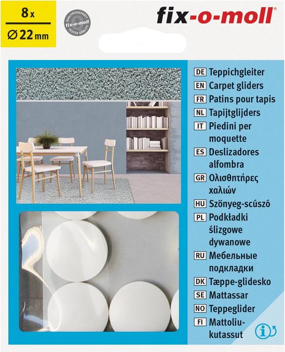 Fix-o-moll Aliante in moquette (Alianti per tappeti, 8 Pezzo/i)