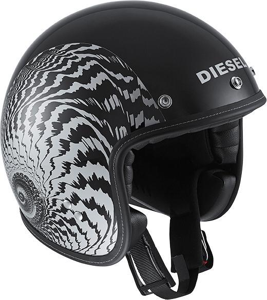 Diesel OLD-JACK OJ 2 Jethelm schwarz-silber S (S)