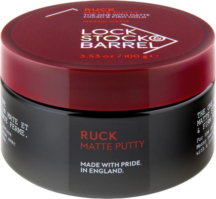 Lock Stock & Barrel Ruck Matte Putty - Matte Finish & Strong Hold (Hair paste, Hair pomade)