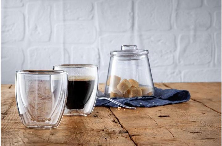 Productafbeelding WMF Dubbelwandige Espresso Cup Set 2st Thermische Glazen 80ml Cult Drijvend Effect (80 ml, 2 x)