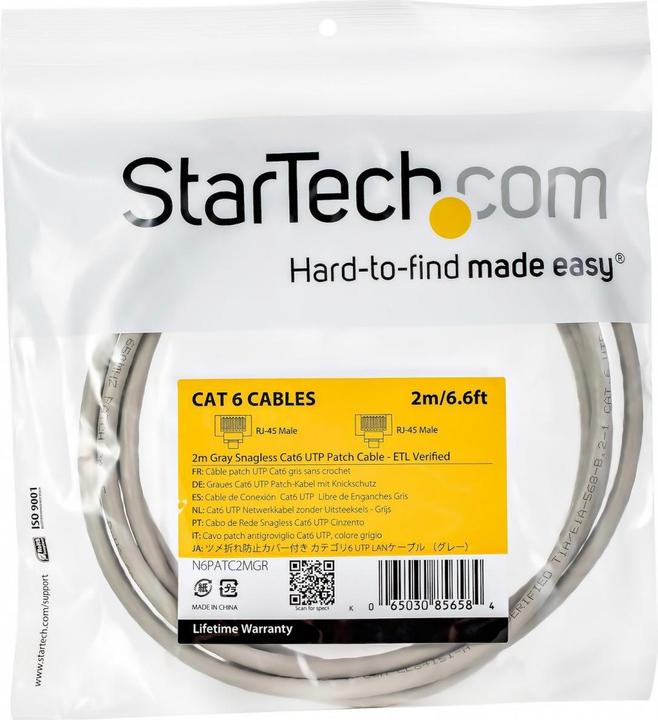 Image du produit StarTech Câble de réseau (UTP, CAT6, 2 m)