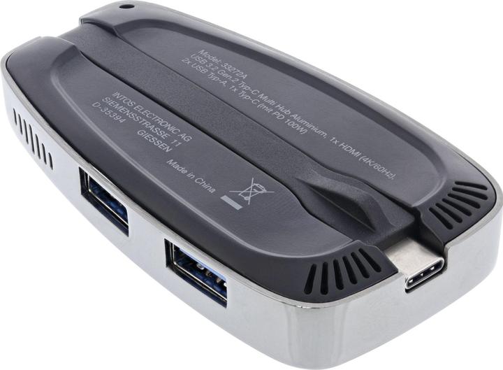 Actual product image InLine Multifunction Hub USB 3.2 Gen.2 (USB-C, 4 Ports)