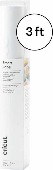 Produktbild Cricut Smart Vinyl Permanent 33x91cm Writable Transparent (P)