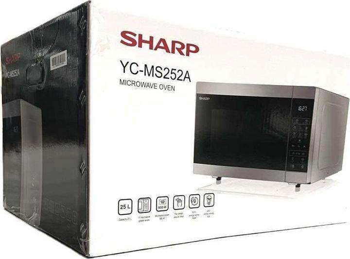 Image du produit Sharp Four à micro-ondes YC-MS252AE-S Free standing 25 L 900 W Silver (25 l)