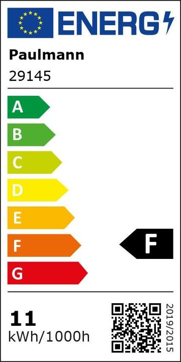 Energie-Label Paulmann AGL Zigbee Filament (E27, 11 W, 1055 lm, 1 x, F)