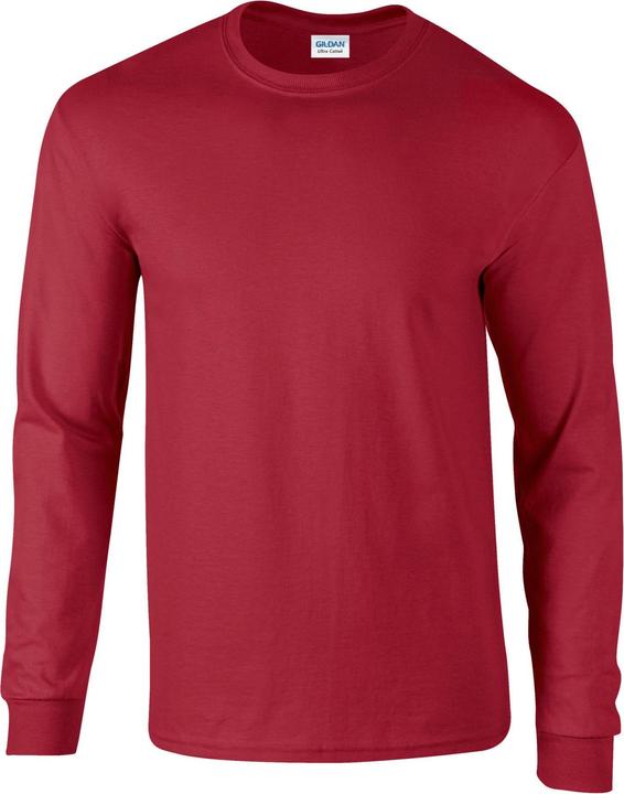 Actual product image Gildan Unisex Adult Ultra Plain Cotton Long-Sleeved T-Shirt (S)