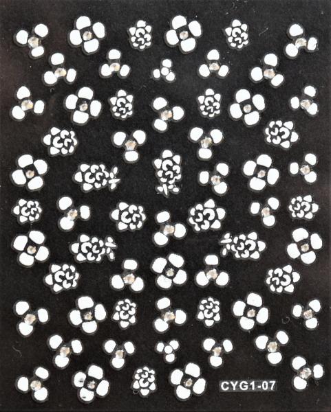 Nagellack24 Nail Art Sticker Selbstklebend 07