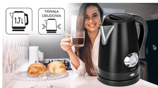 Produktbild MPM Akku-Wasserkocher MCZ-108/C schwarz 1 7 L (1.70 l)
