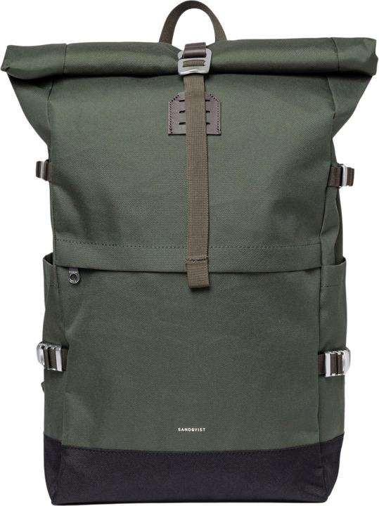 Dawn Green avec cuir marron foncé