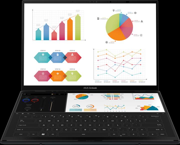 Produktbild ASUS Zenbook Pro 14 Duo OLED (14", Intel Core Ultra 9 185H, 32 GB, 1000 GB, CH)